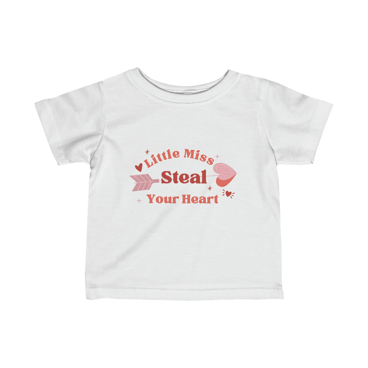 Little Miss Steal Your Heart Infant Fine Jersey Tee