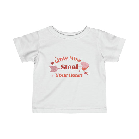 Little Miss Steal Your Heart Infant Fine Jersey Tee
