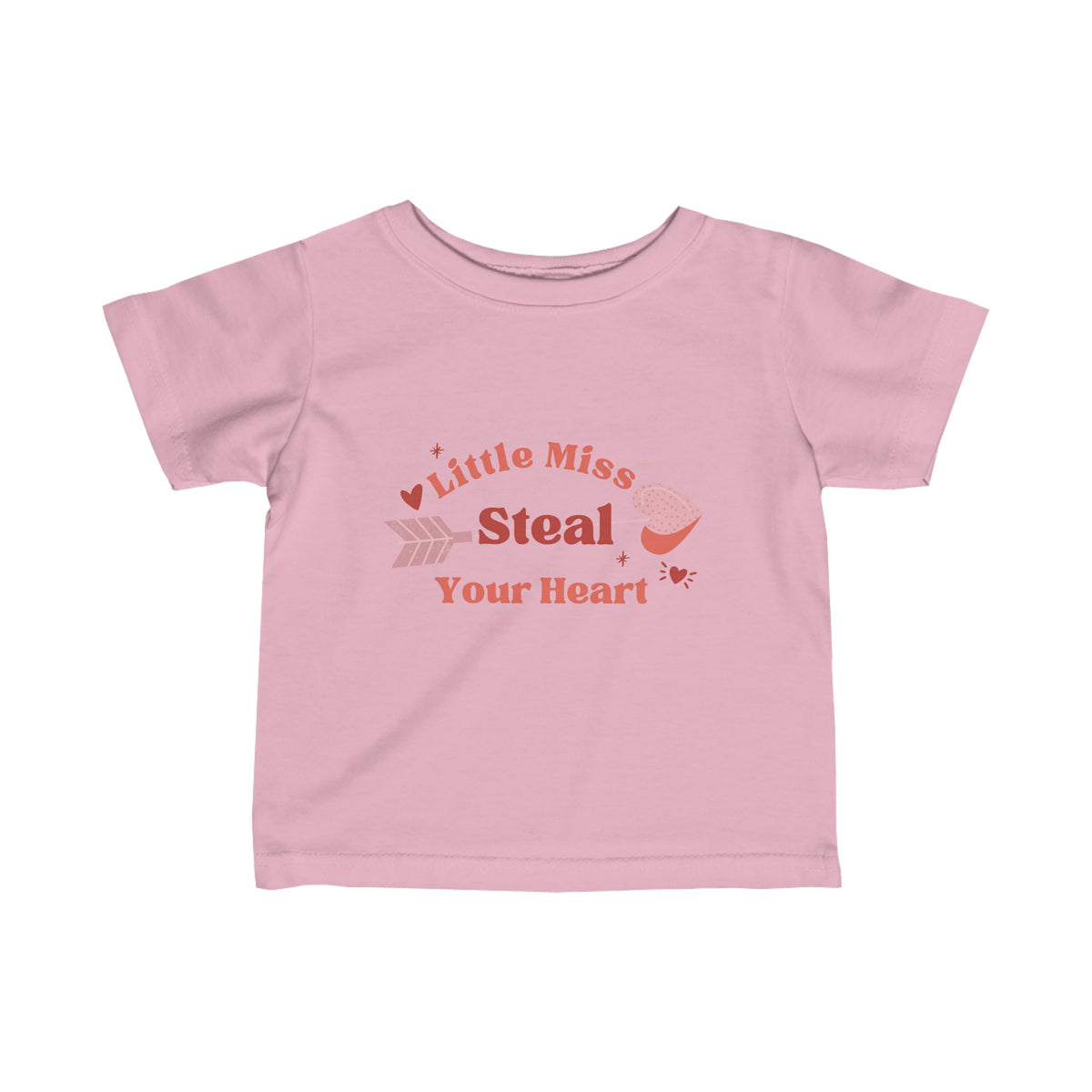 Little Miss Steal Your Heart Infant Fine Jersey Tee