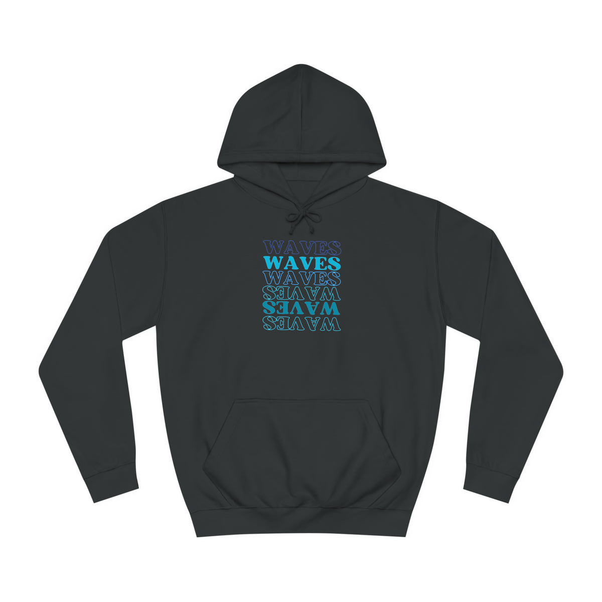 Waves, Waves, Waves Unisex College Hoodie