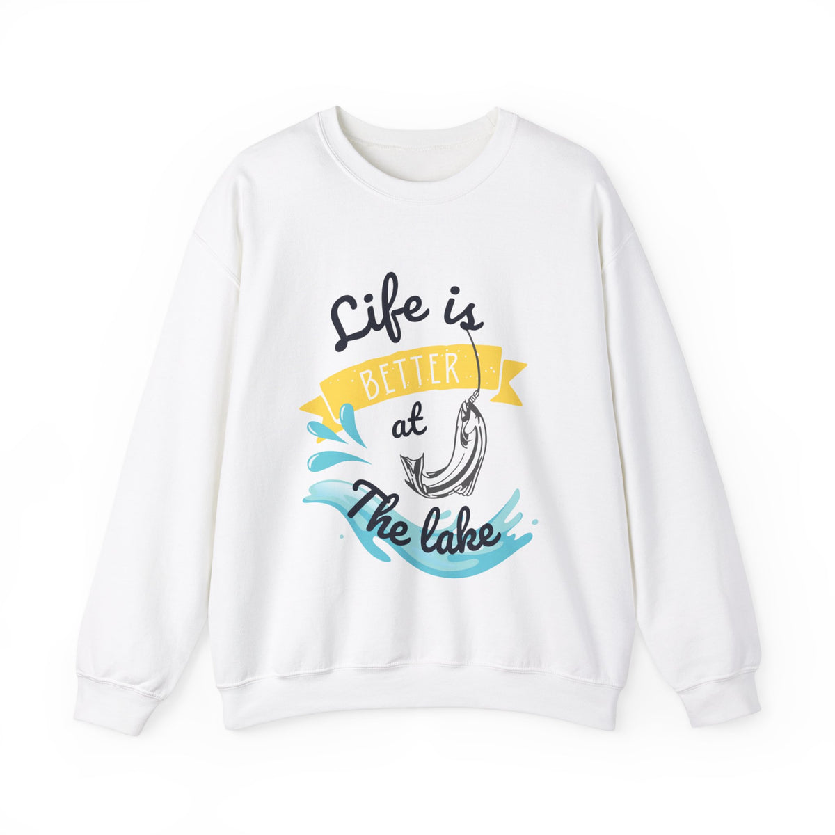 Life Is Better At The Lake Unisex Crewneck Sweatshirt
