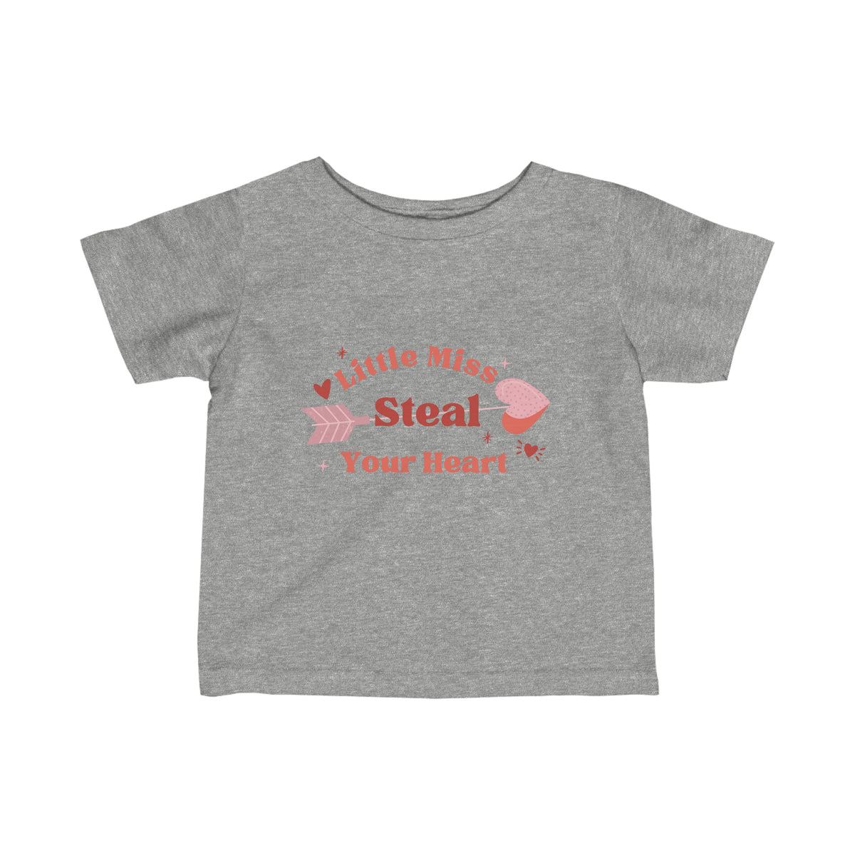 Little Miss Steal Your Heart Infant Fine Jersey Tee