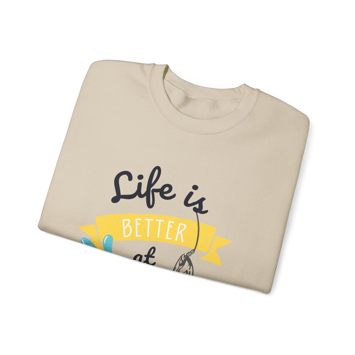 Life Is Better At The Lake Unisex Crewneck Sweatshirt