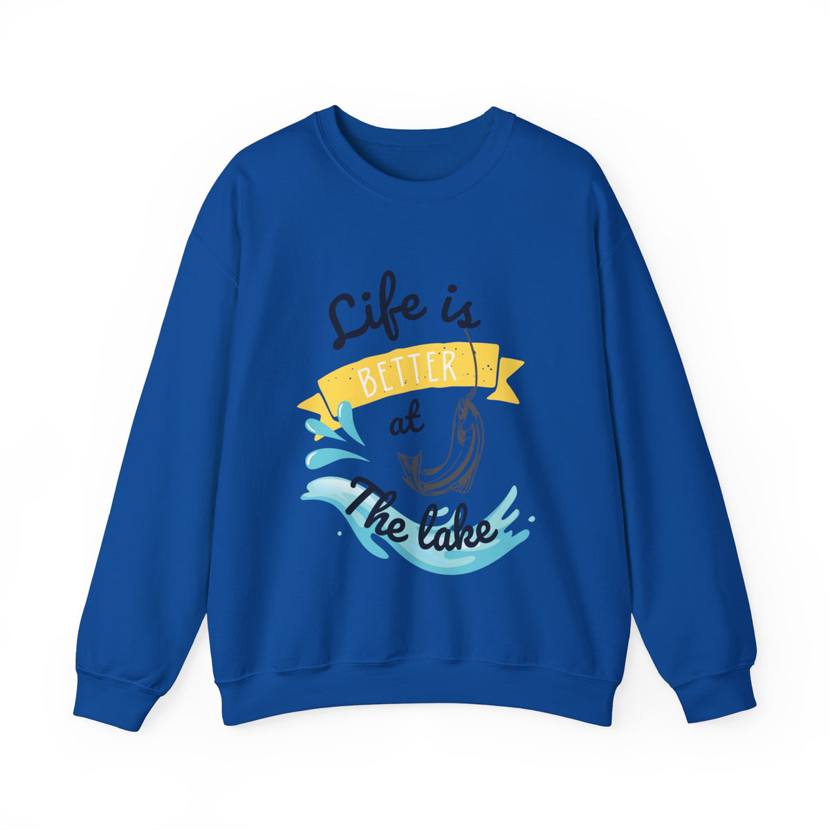 Life Is Better At The Lake Unisex Crewneck Sweatshirt