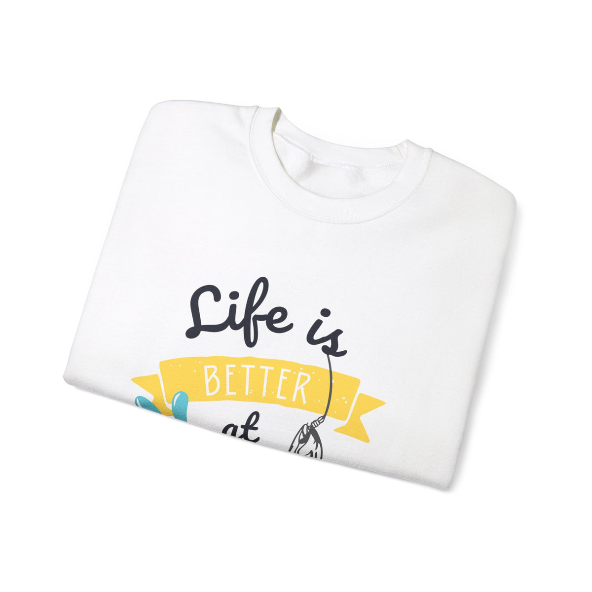 Life Is Better At The Lake Unisex Crewneck Sweatshirt